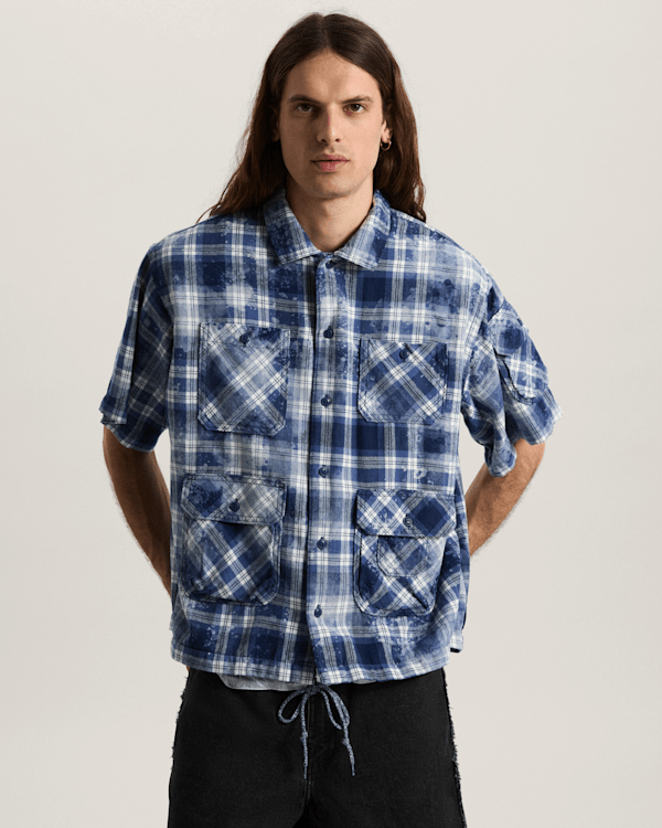 Vans - OTW x TDC Double Layered Shacket Deep Indigo, Man, Blue, Size: XXL (obrázek 7)