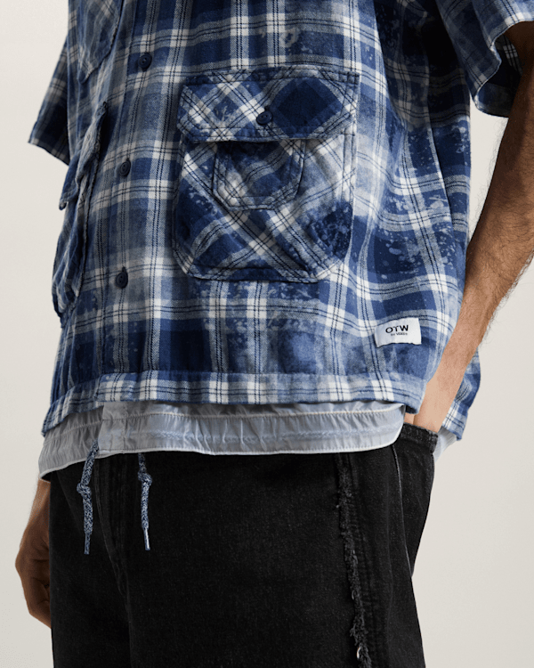 Vans - OTW x TDC Double Layered Shacket Deep Indigo, Man, Blue, Size: XXL (obrázek 9)