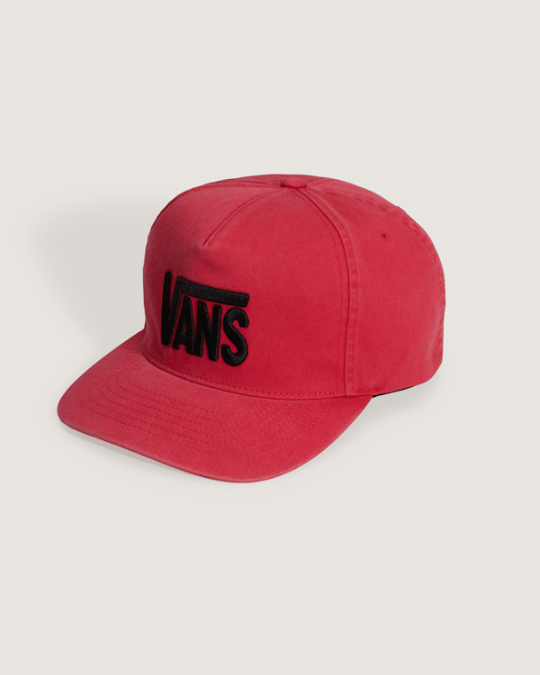 Vans - Stretch Logo Snapback Hat, Man, Pink, Size: One size