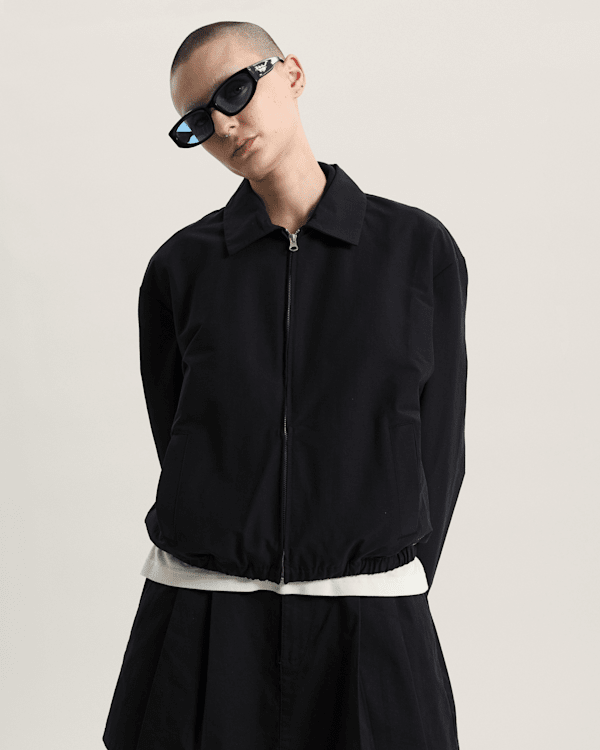 Vans - Tt Lightweight Bomber Jacket, Woman, Black, Size: L (obrázek 3)