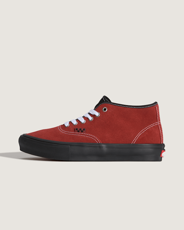 Vans - Skate Authentic Mid Shoes, Man, Red, Size: 36.5