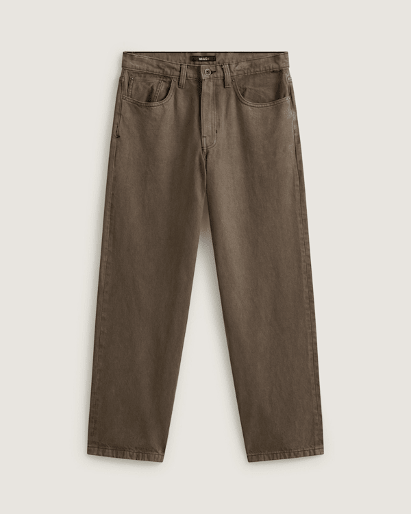 Vans - Check-5 Loose Denim Trousers, Man, Brown, Size: 31