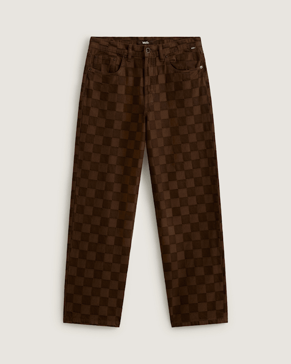 Vans - Check-5 Baggy Denim Hose, Herren, Braun, Größe: 28