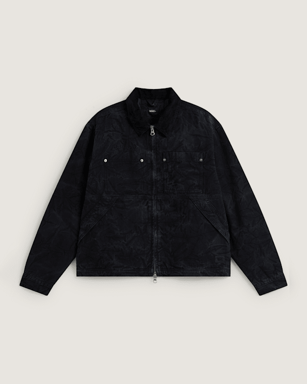 Vans - Nico Chore Canvas Jacket Black, Man, Black, Size: S