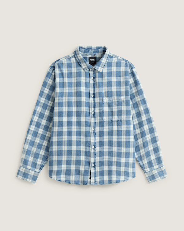 Vans - Lawson Solid Oxford Langarmhemd, Herren, Blau, Größe: L