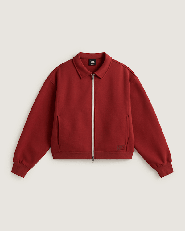 Vans - Alanna Fleece Jacket, Woman, Red, Size: XXS