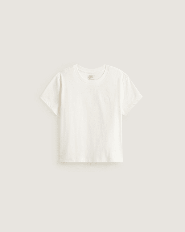 Vans - Salton Crew T-Shirt, Woman, White, Size: L