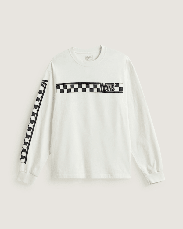 Vans - Vans Racing Long Sleeve Sweatshirt, Man, White, Size: S