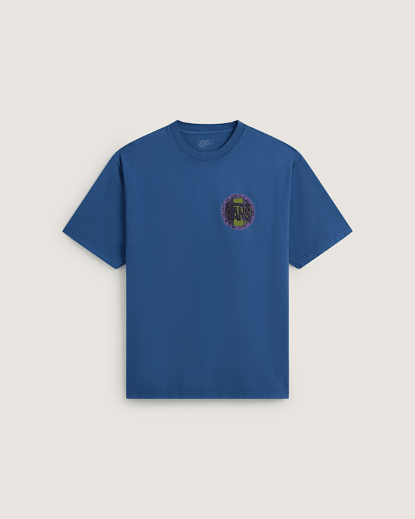 Vans - Blotched Circle T-Shirt, Herren, Blau, Größe: XXL