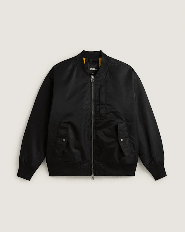 Vans - Bomber Jacket, Woman, Black, Size: S