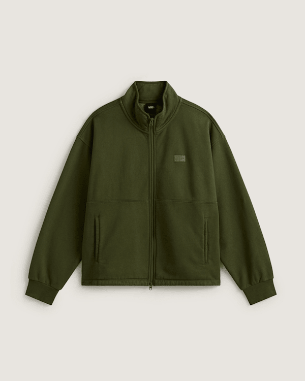 Vans - Full Zip Mock Neck Fleece Green Balsam, Man, Green, Size: S