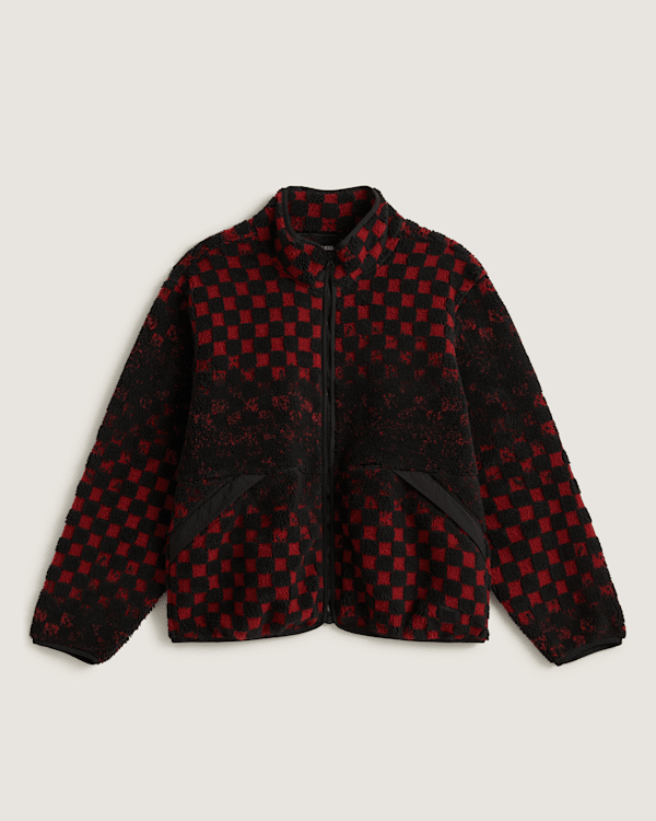 Vans - Nights High Pile Jacket Poppy Ember, Man, Red, Size: XXL