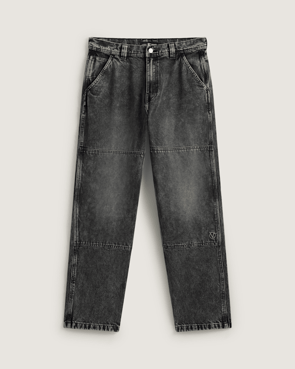 Vans - Vans X Rowan Double Knee Jeans 2.0 Stonewash Black, Man, Black, Size: 26