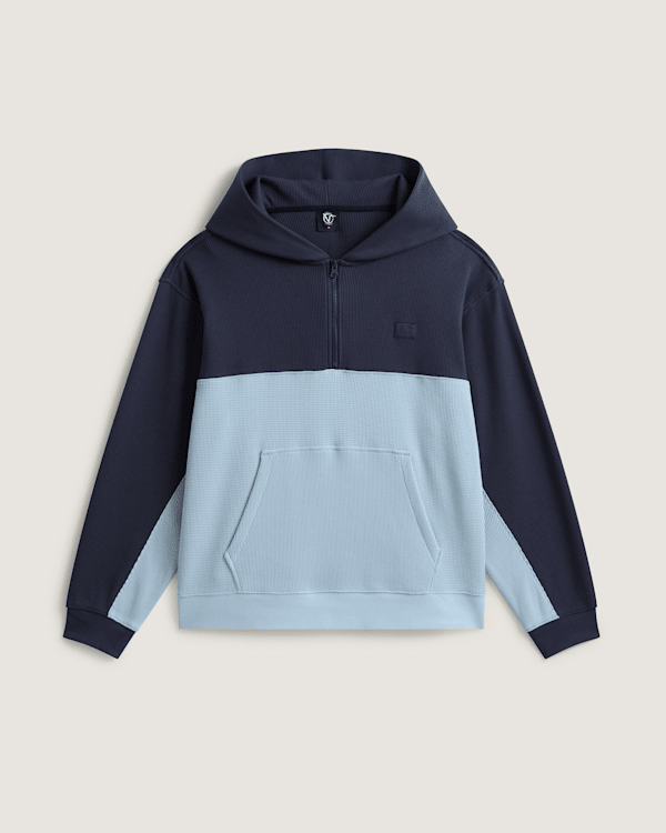 Vans - Vans X Rowan Quarter Zip Hoodie, Man, Blue, Size: XXL
