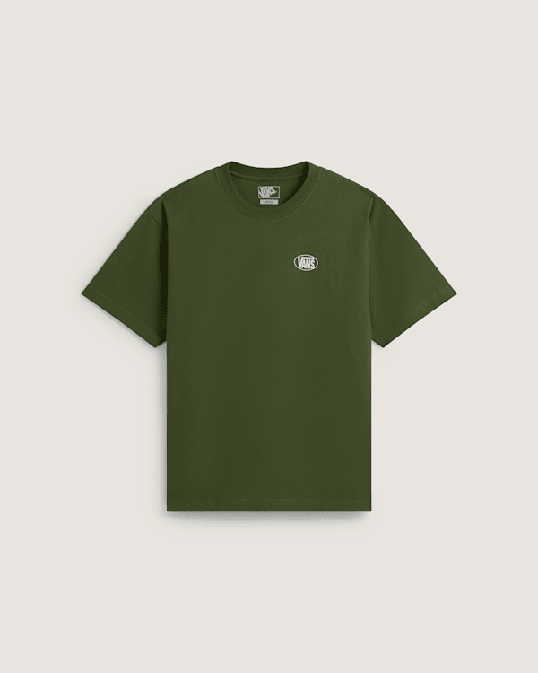 Vans - Oval Logo Loose SS Tee Green Balsam, Herren, Grün, Größe: XXL
