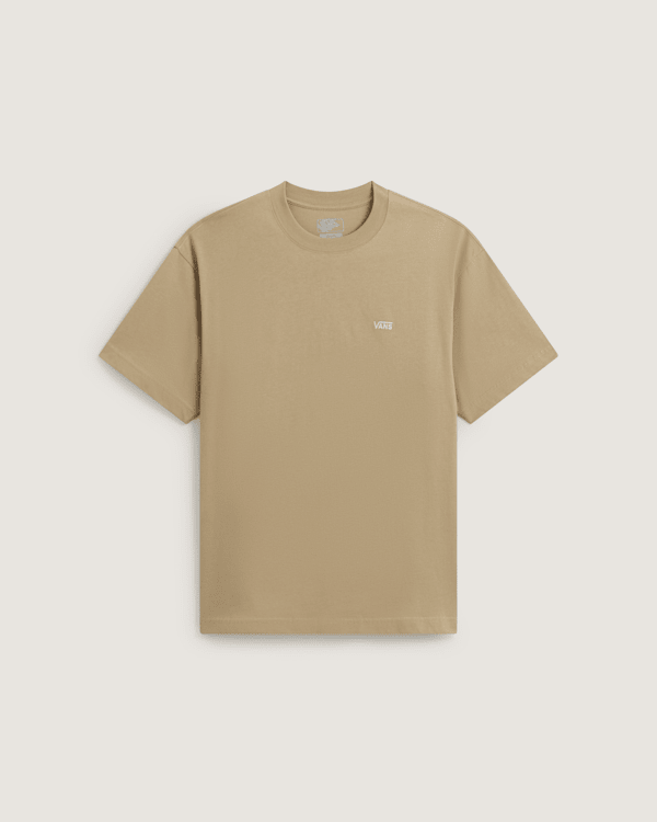 Vans - Left Chest II Logo T-Shirt, Man, Beige, Size: L