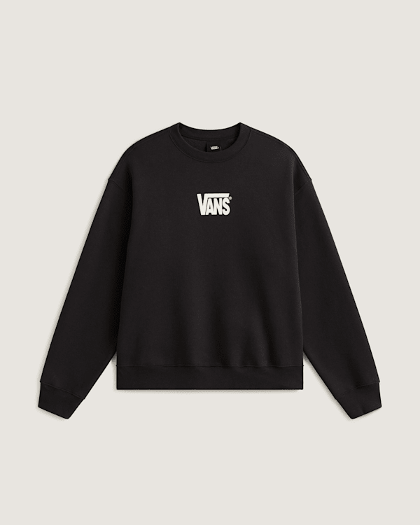 Vans - Stretch-Sweatshirt mit Rundhalsausschnitt und Logo, Herren, Schwarz, Größe: XXL