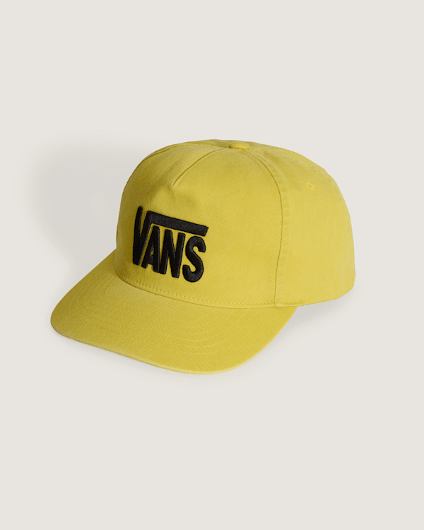 Vans - Stretch Logo Snapback Hat, Man, Yellow, Size: One size