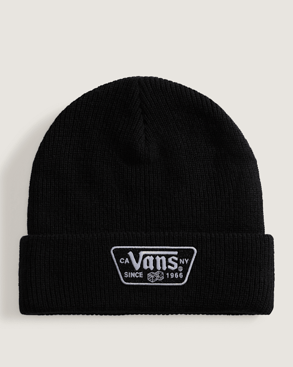 Vans - Knu Patch Beanie Black, Man, Black, Size: One size