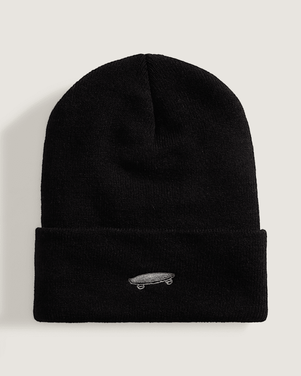 Vans - Salton Tall Cuff Beanie Black, Man, Black, Size: One size