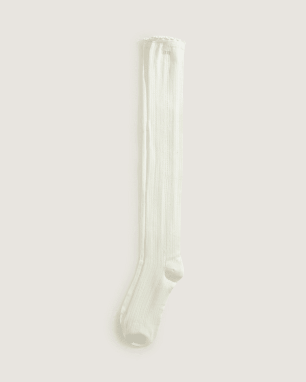 Vans - Pointelle Knee Hi marshmallow, Man, White, Size: S (2.5-5​)