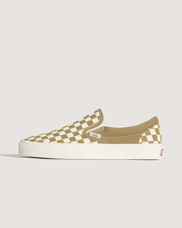 Vans - Classic Slip-On Shoes, Man, Beige, Size: 3.5