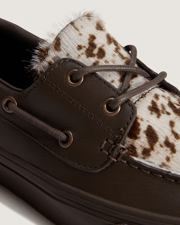 Vans - 2-Eyelet Boat Shoes, Man, Brown, Size: 34.5 (obrázek 5)