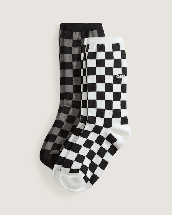 Vans - Ticker Crew Black/White, Black, Size: XS (​13-2.5​)