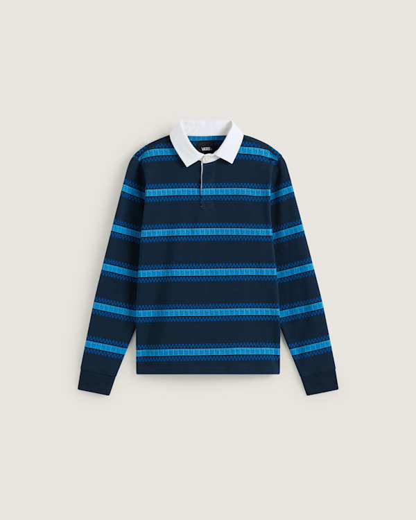 Vans - Koszula dziecięca z długim rękawem V Rugby (8-14 lat)unisex, Niebieski, Size: L