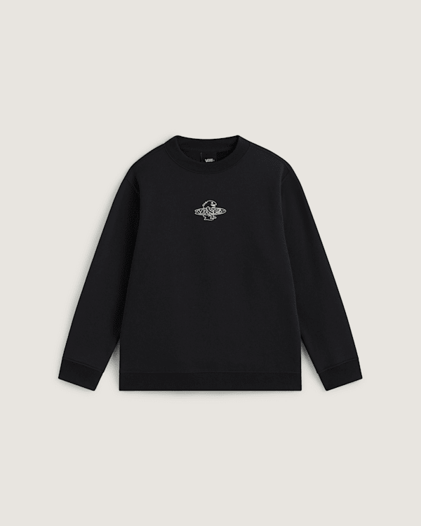 Vans - Kids Food Spot Crew Pullover, Black, Size: M