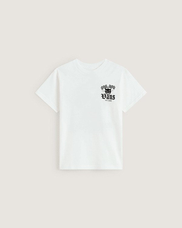 Vans - T-shirt Cat Club Enfant, Blanc, Taille: 2-3A