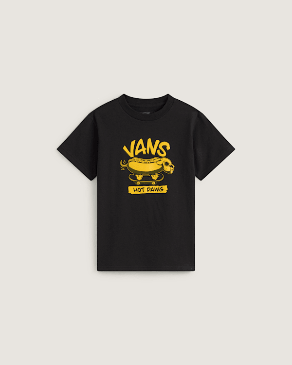 Vans - Kids Hot Dawg T-Shirt (2-8 years), Black, Size: 5-6Y