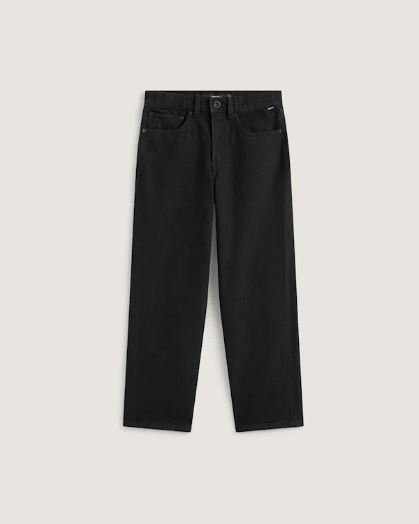 Vans - Dziecięce spodnie dżinsowe Check-5 Loose (8-14 lat)unisex, Czarny, Size: 23