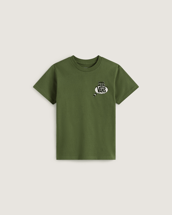 Vans - T-shirt Dumpster Raccoon Ado (2-8 ans), Vert, Taille: 2-3A