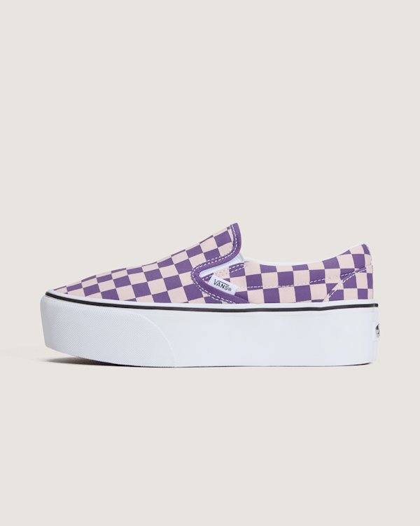 Vans - Classic Slip-On Plateauschuhe, Herren, Violett, Größe: 34.5