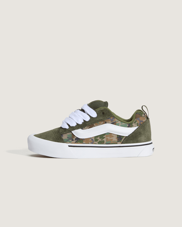 Vans - Jugendliche Knu Skool Schuhe (8–14 Jahre), Grün, Größe: 34.5