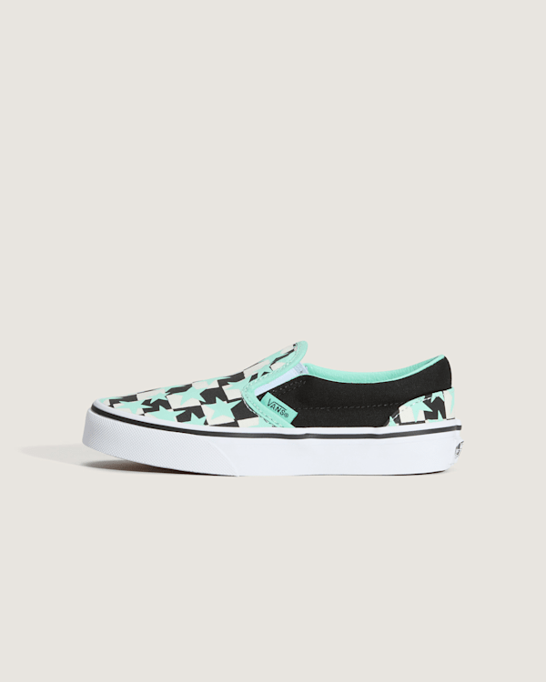 Vans - Kids Classic Slip-On Shoes (4-8 years), Green, Size: 13