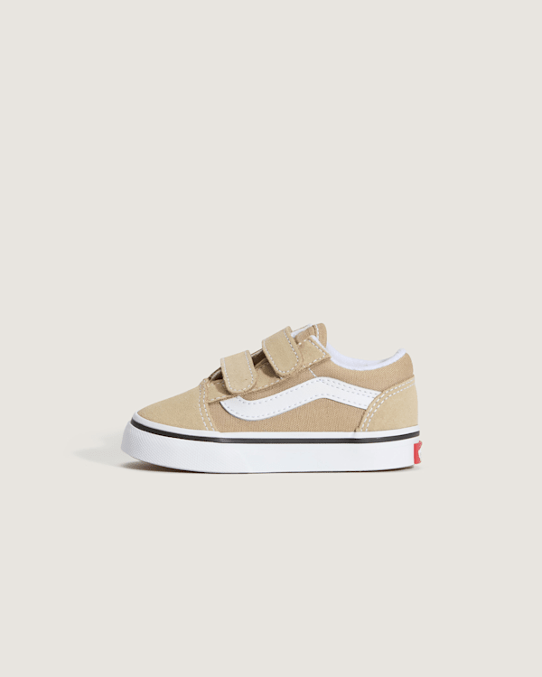 Vans - Kleinkind Old Skool V Schuhe (1–4 Jahre), Beige, Größe: 17