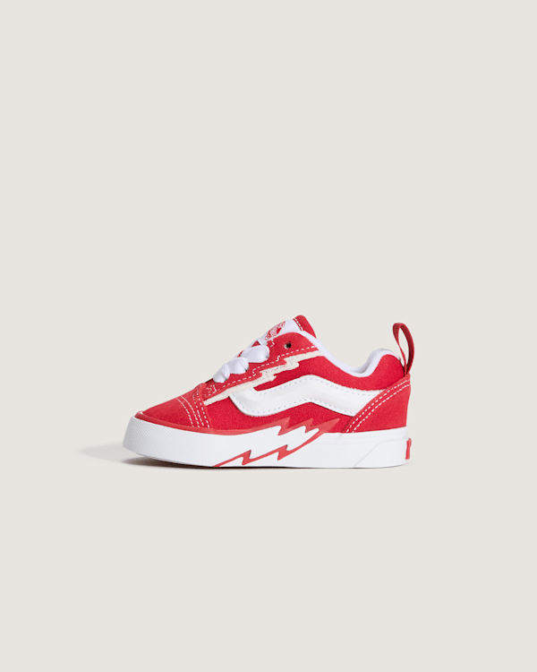 Vans - Toddler Knu Skool Shoes (1-4 years), Red, Size: 26.5