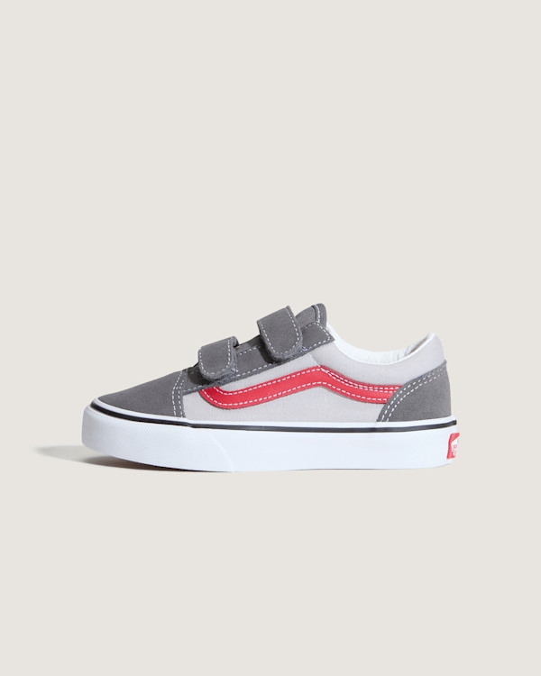 Vans - Kinder Old Skool V Schuhe (4-8 Jahre), Grau, Größe: 31.5