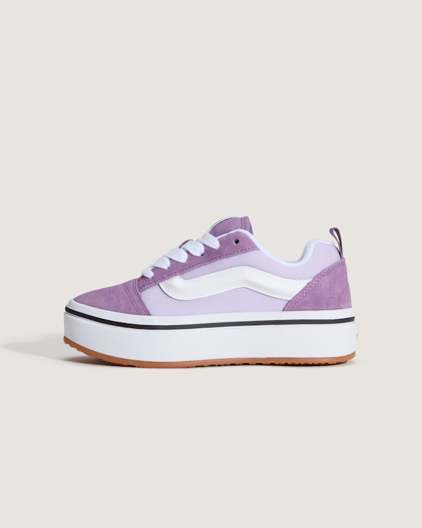Vans - Youth Knu Skool Platform Lite Shoes (8-14 years), Purple, Size: 34.5