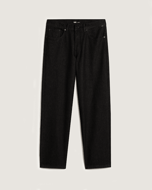 Vans - Check-5 Loose Denim Trousers, Man, Black, Size: 34