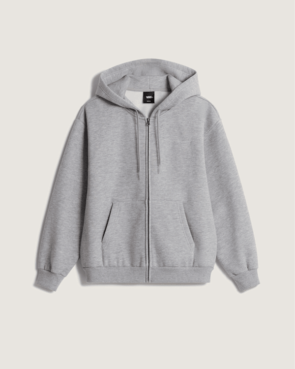 Vans - Salton Full-Zip Cement Heather, Woman, Grey, Size: M