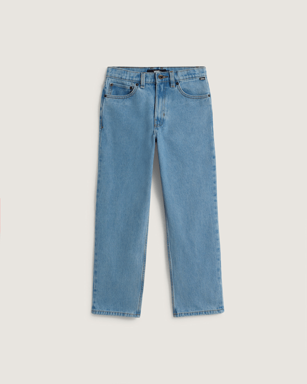 Vans - Kids Check-5 Loose Denim Trousers (8-14 Years), Blue, Size: 24