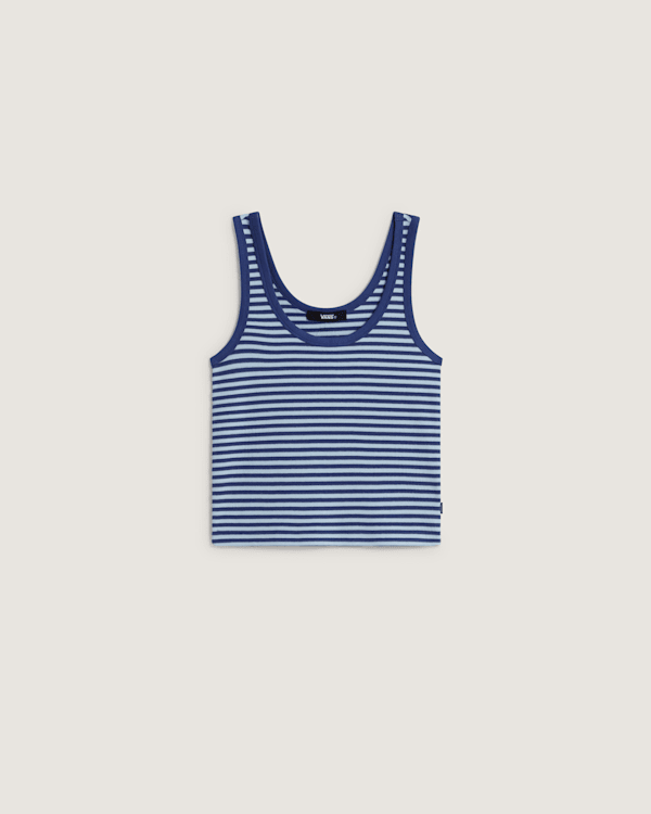Vans - Lilly Stripe Tank, Woman, Blue, Size: L