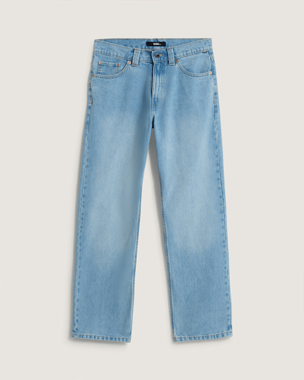 Vans - Check-5 Straight Denim Pant LIGHT STONEWASH, Man, Blue, Size: 34