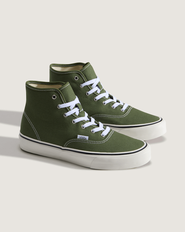 Vans - Authentic Hi 2.0 Shoes, Man, Green, Size: 37 (obrázek 3)