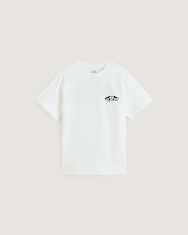 Vans - Kids Double Standard Long Sleeve T-Shirt (8-14 Years), White, Size: M