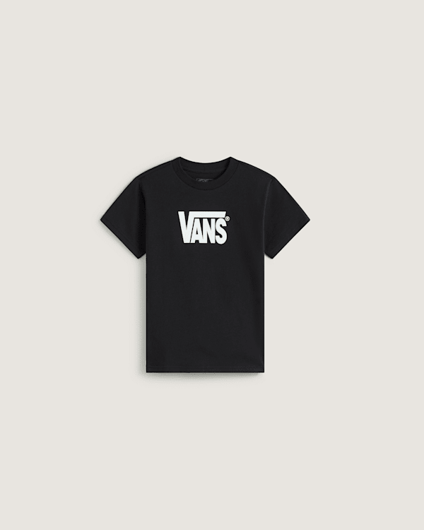 Vans - Kids Stretch Logo T-Shirt (8-14 Years), Black, Size: 5-6Y