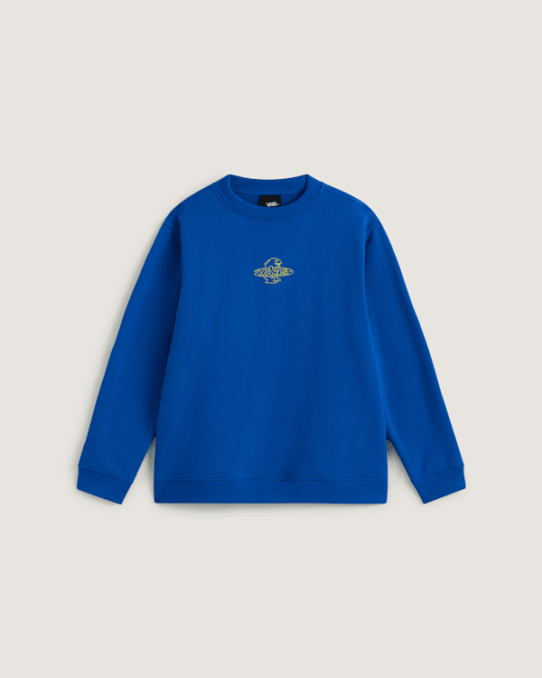Vans - Kids Food Spot Crew Pullover (8-14 Years), Blue, Size: L
